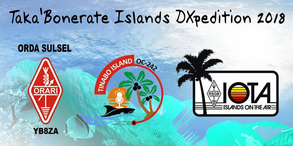 YC8AO/P Taka Bonerate Islands IOTA Logo. Rajuni Island, Tinabo Island. YC8AO/P Taka Bonerate Islands IOTA Logo. Rajuni Island, Tinabo Island.