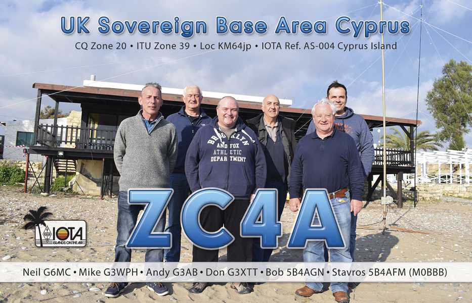 ZC4A UK Sovereign Base Area QSL 2018 ZC4A UK Sovereign Base Area QSL 2018