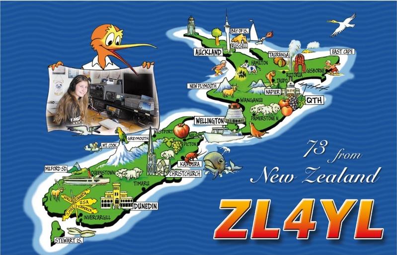 ZL4YL Новая Зеландия QSL ZL4YL Новая Зеландия QSL